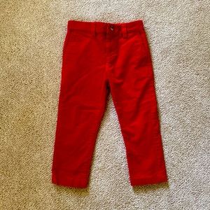 Vineyard Vine Red Corduroy Pants